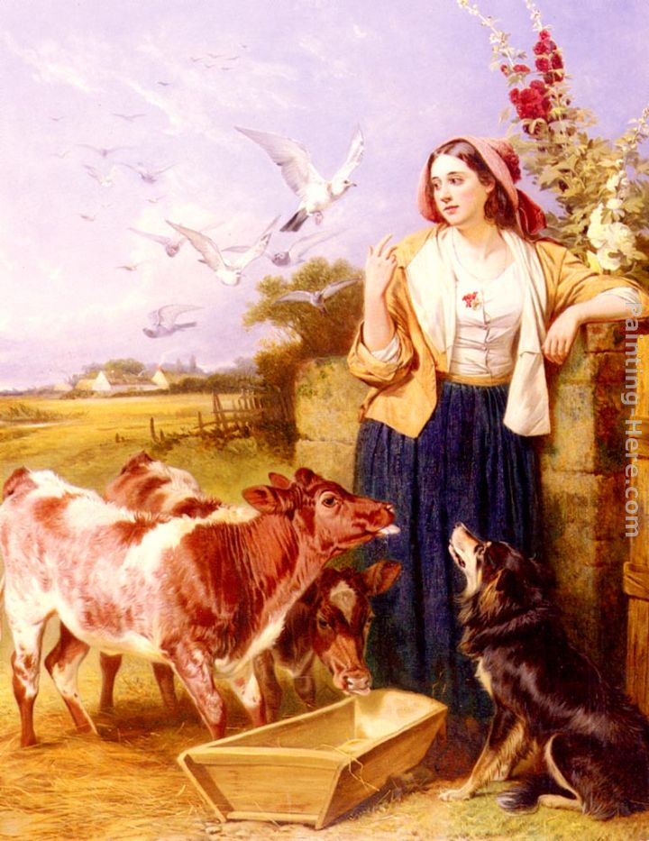 Good Friends painting - Richard Ansdell Good Friends art painting